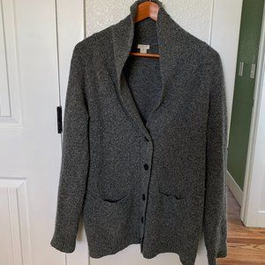 Jcrew Gray Cardigan SZ M